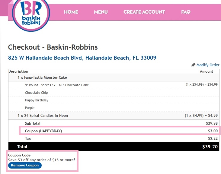 Baskin Robbins Coupons 01