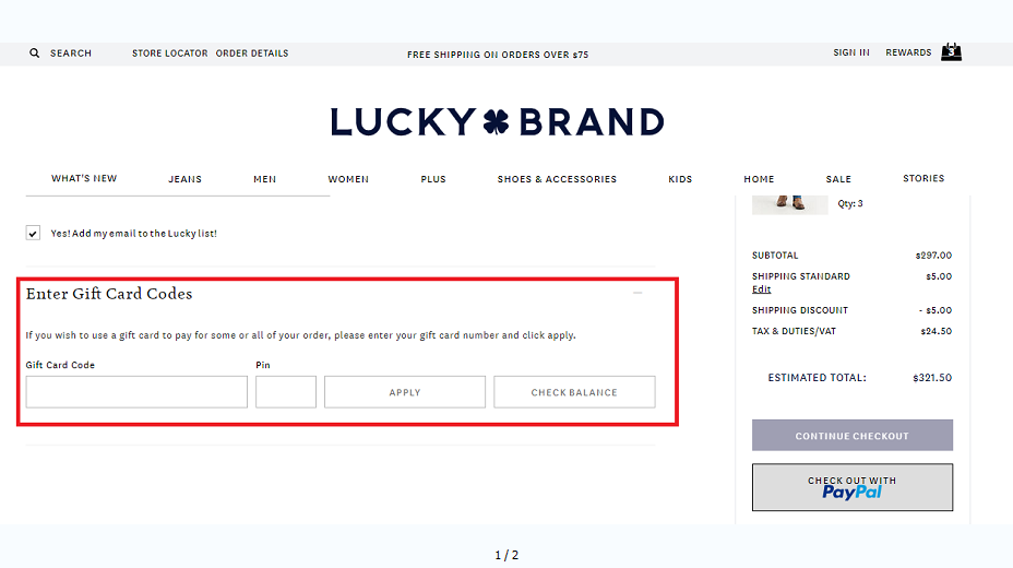 Lucky Brand Coupons