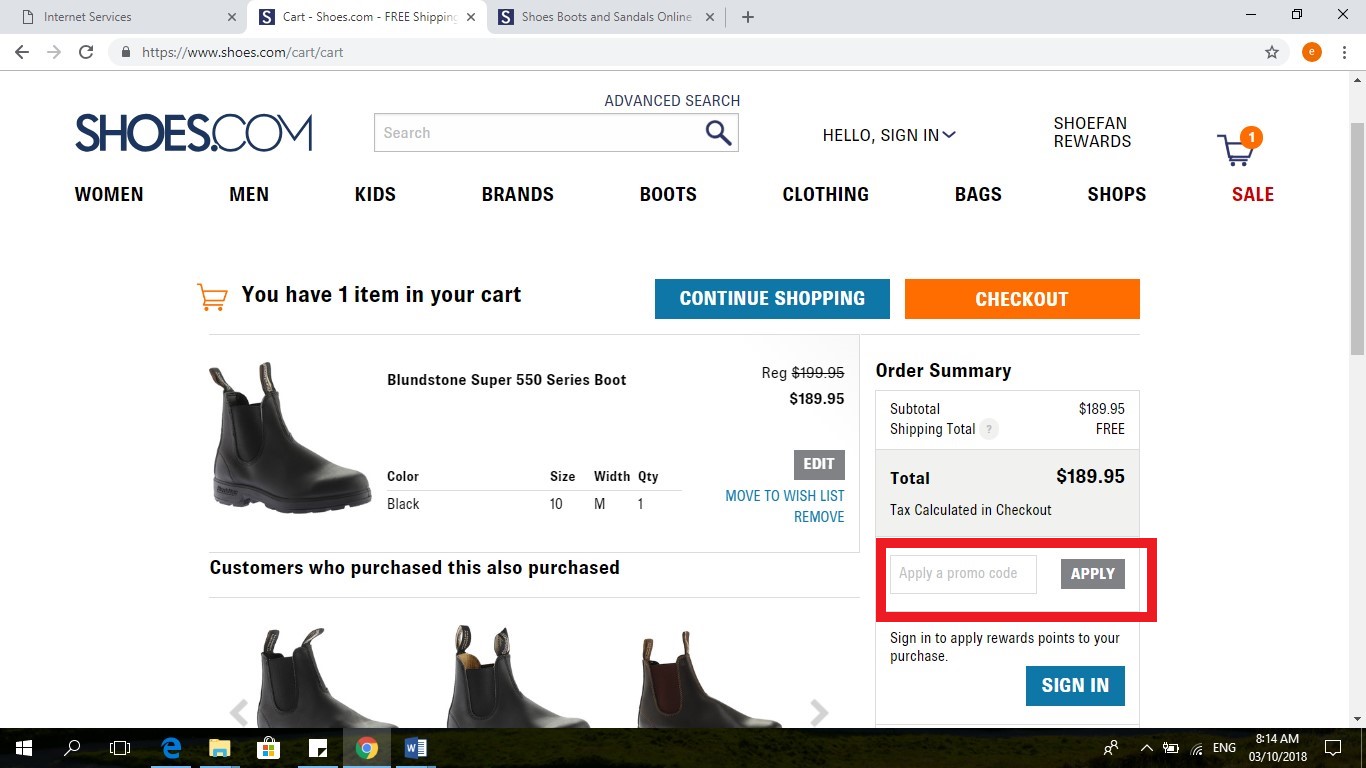 shoes.com Coupons