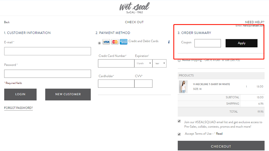 Wet Seal Coupons