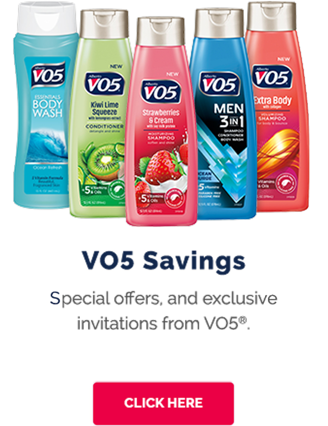 VO5 Coupons