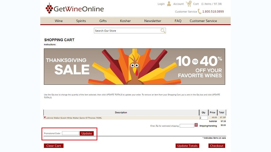 GetWineOnline.com Coupons
