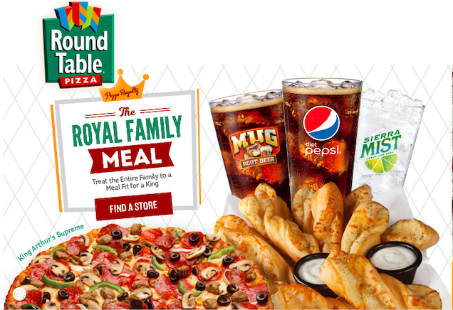 Round Table Pizza Coupons
