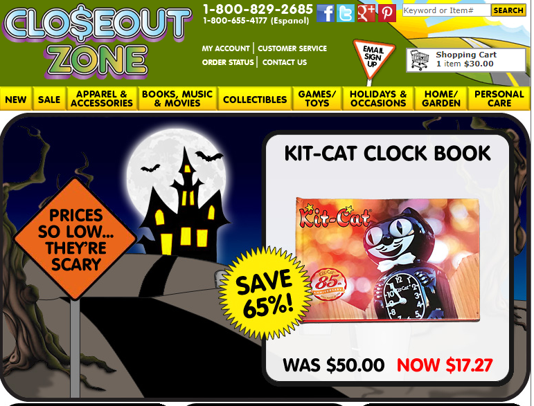 Closeout Zone Coupons