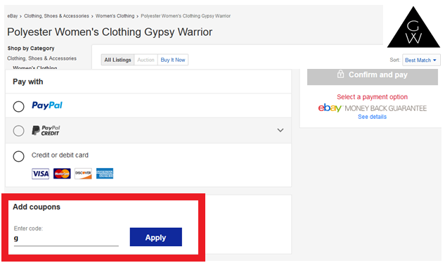 Gypsy Warrior Coupons