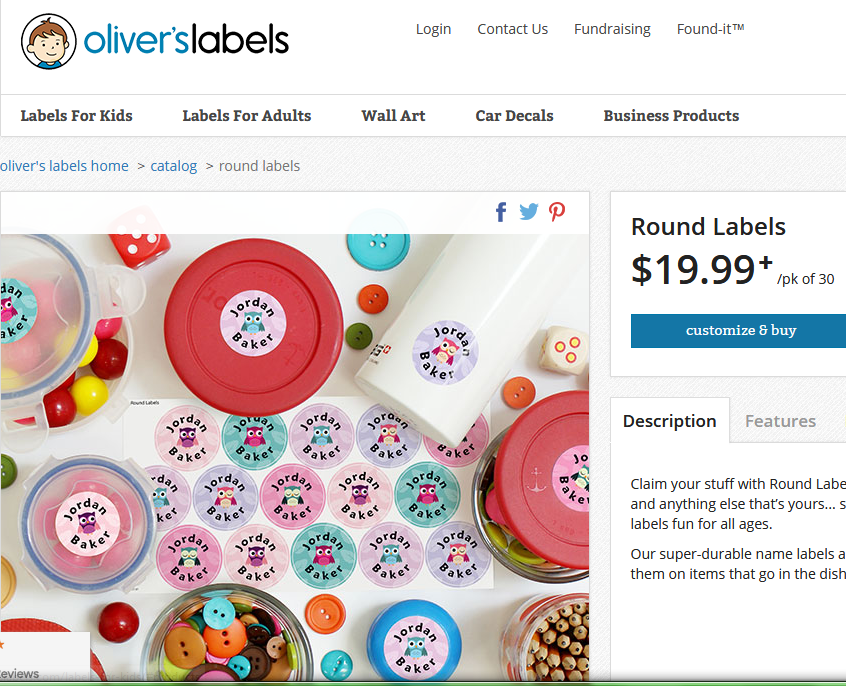 Oliver's Labels Coupons